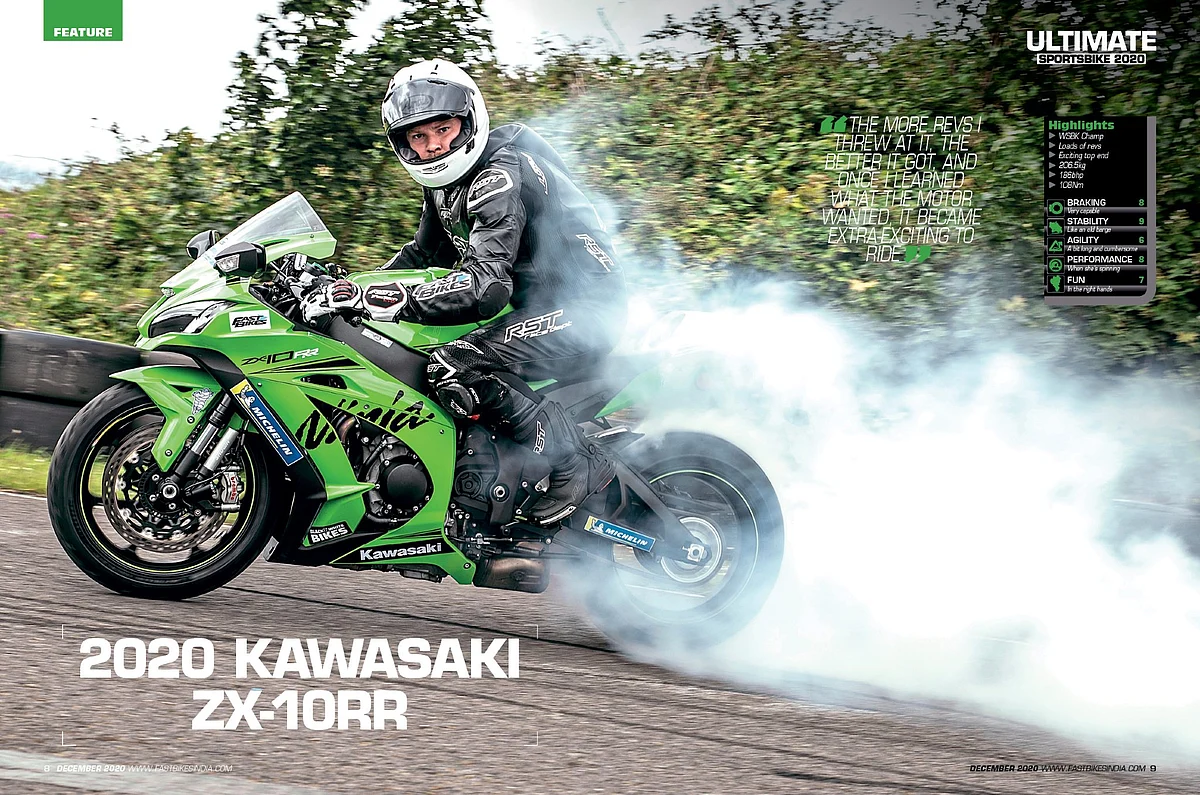 With decent brakes and good tech the ZX-10RR, the Kawasaki is still a good buy