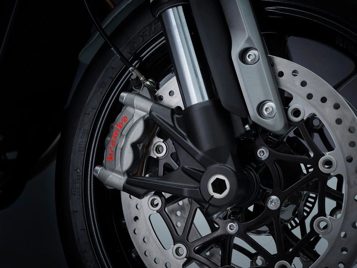 The 2021 Triumph Speed Twin gets Marzocchi USDs and Brembo M50 brakes
