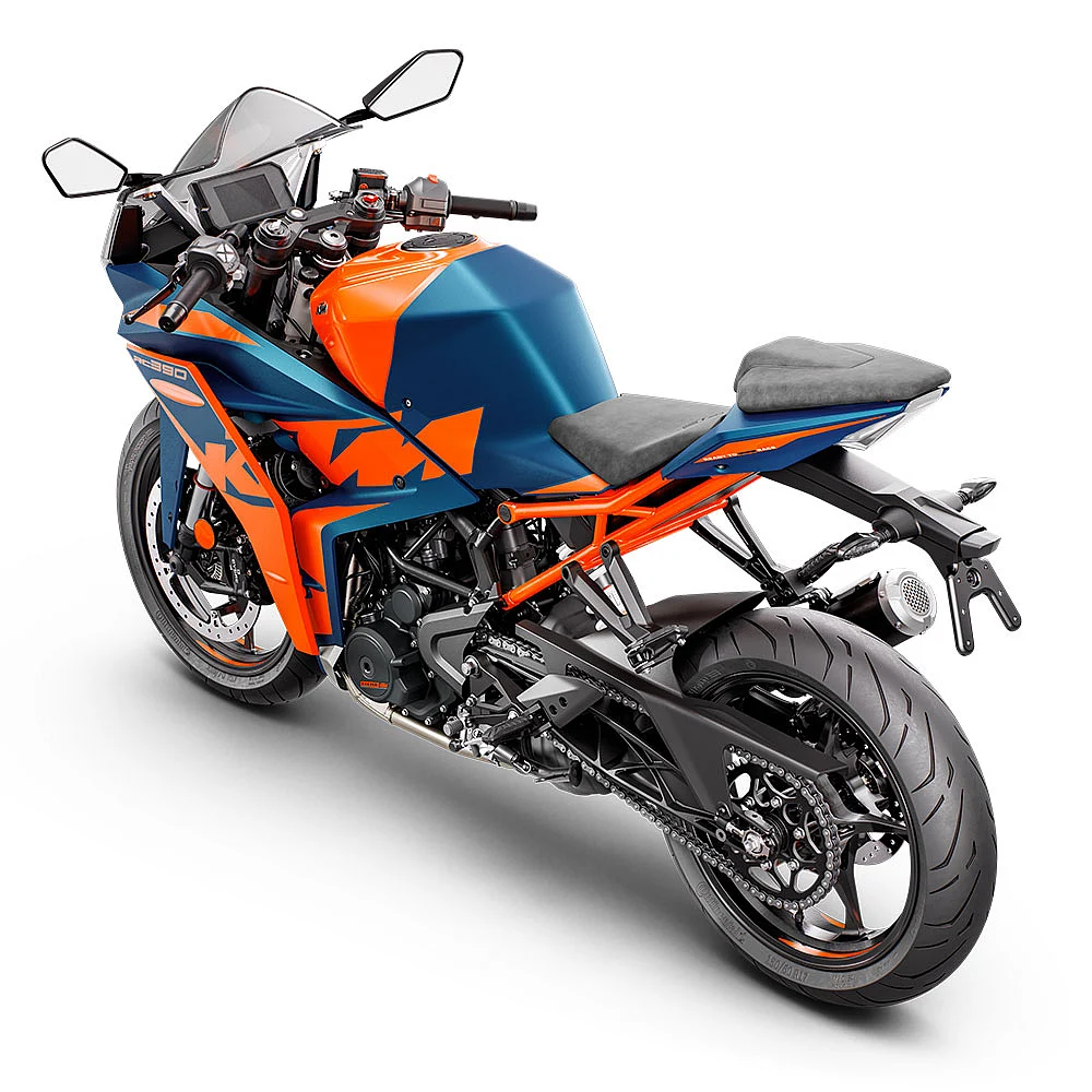 The RC 390 will get adjustable front suspension