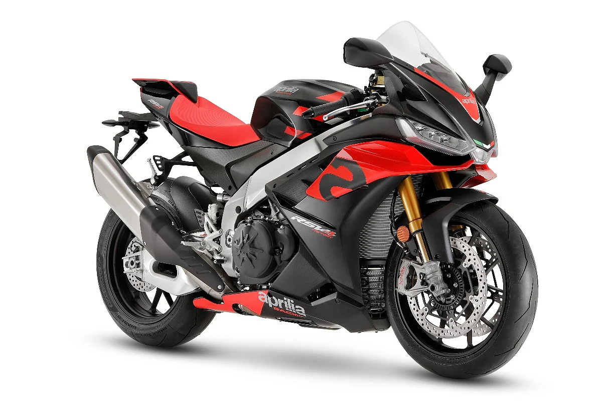 The Aprilia RSV4 now receives a bump in power from the bigger 1099cc engine