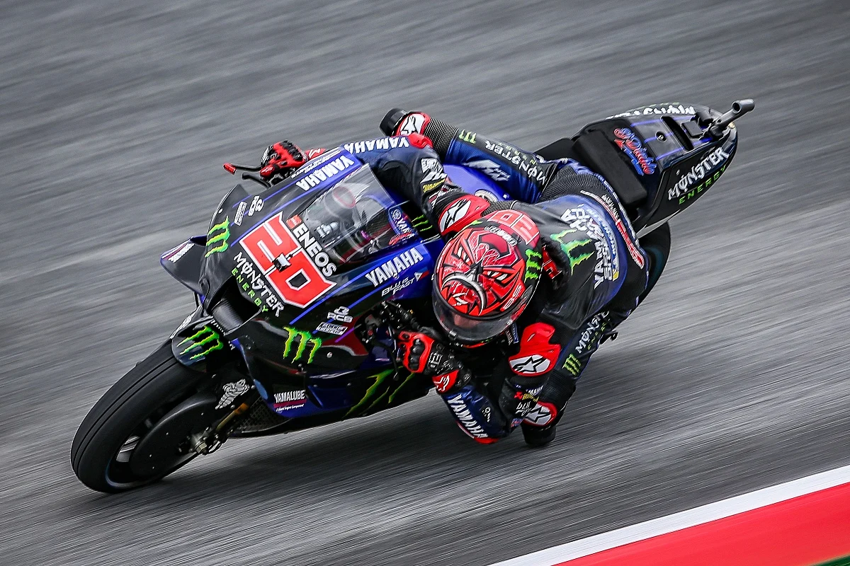 Even though Quartararo missed out on the opportunity for a podium celebration, Bagnaia’s crash meant that he was crowned the world champion well before the race ended.