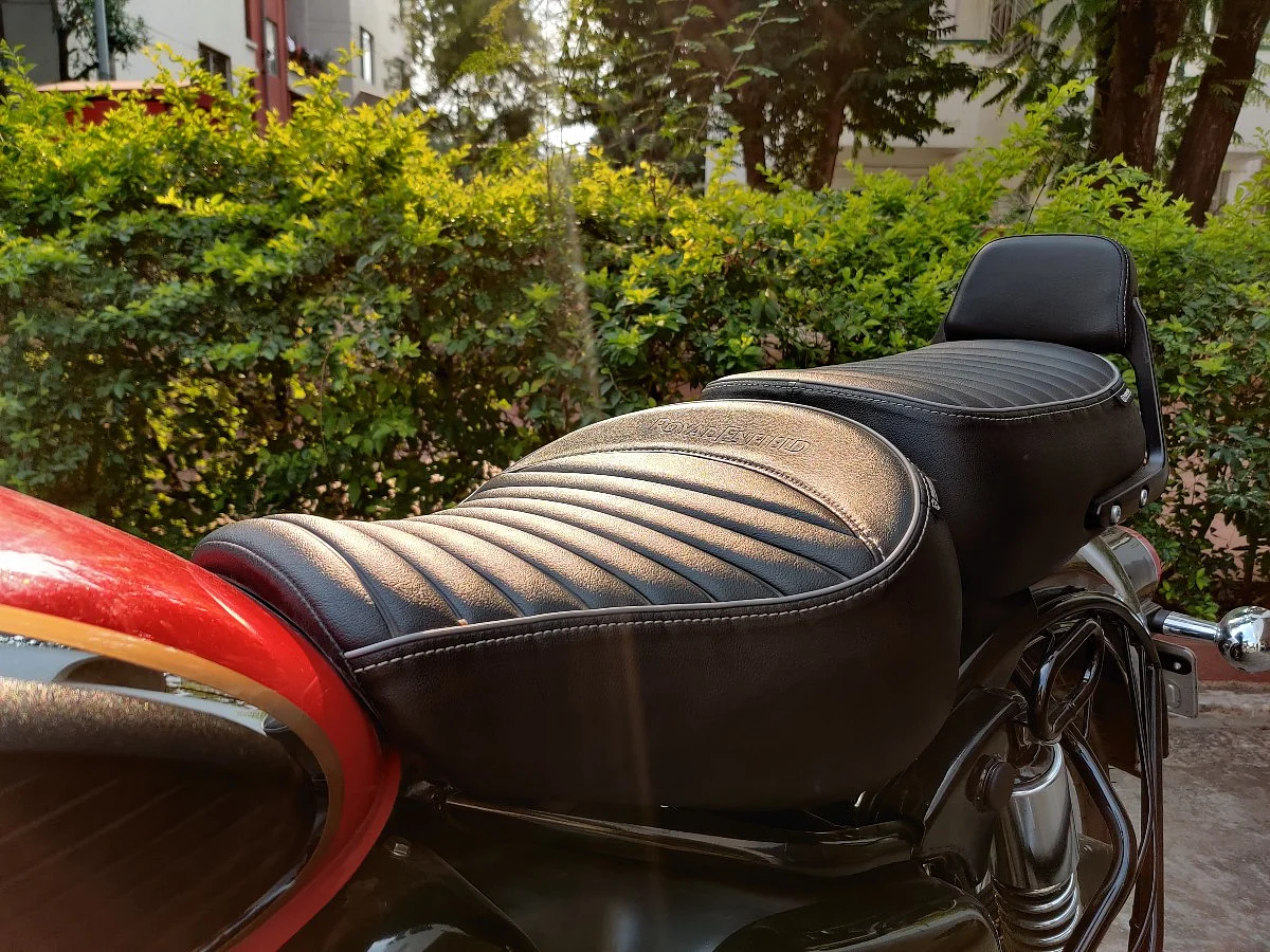 Not too hard, not too soft — these touring seats are perfectly cushione