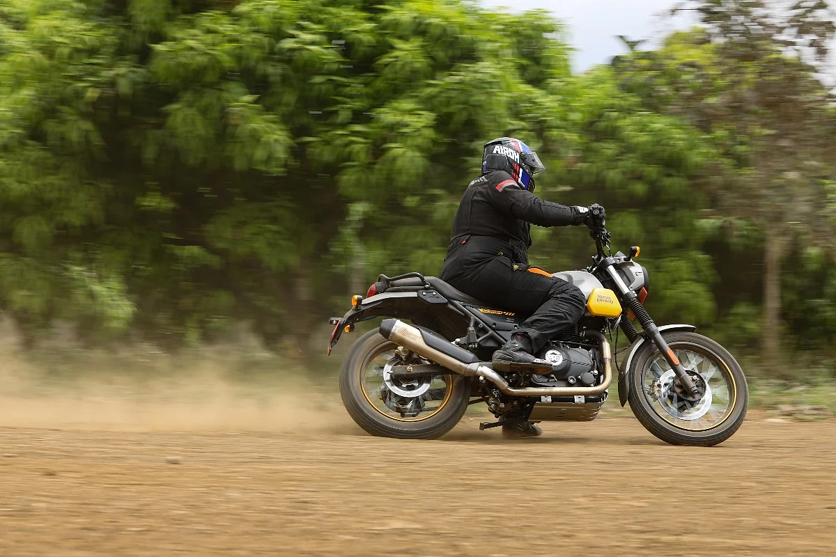 <div class="paragraphs"><p>The Scram 411 is a motorcycle that can take on a bit of everything</p></div>
