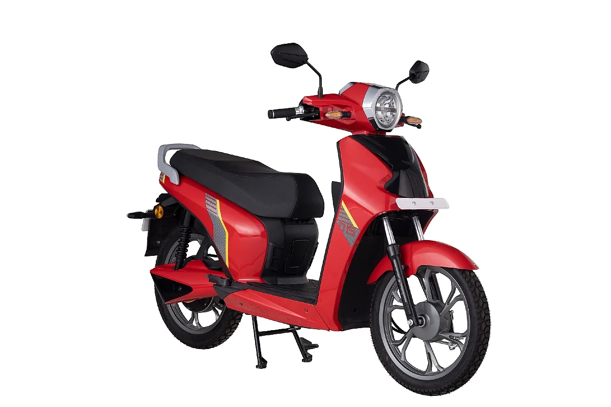 The styling will remind you of older step-thru scooterettes