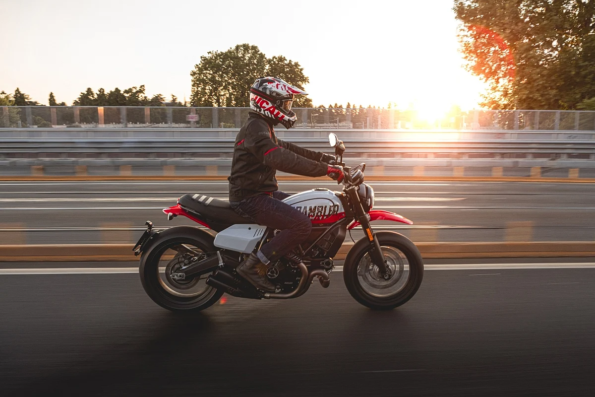 The Urban Motard shares the same 803cc engine as the rest of the Scrambler range