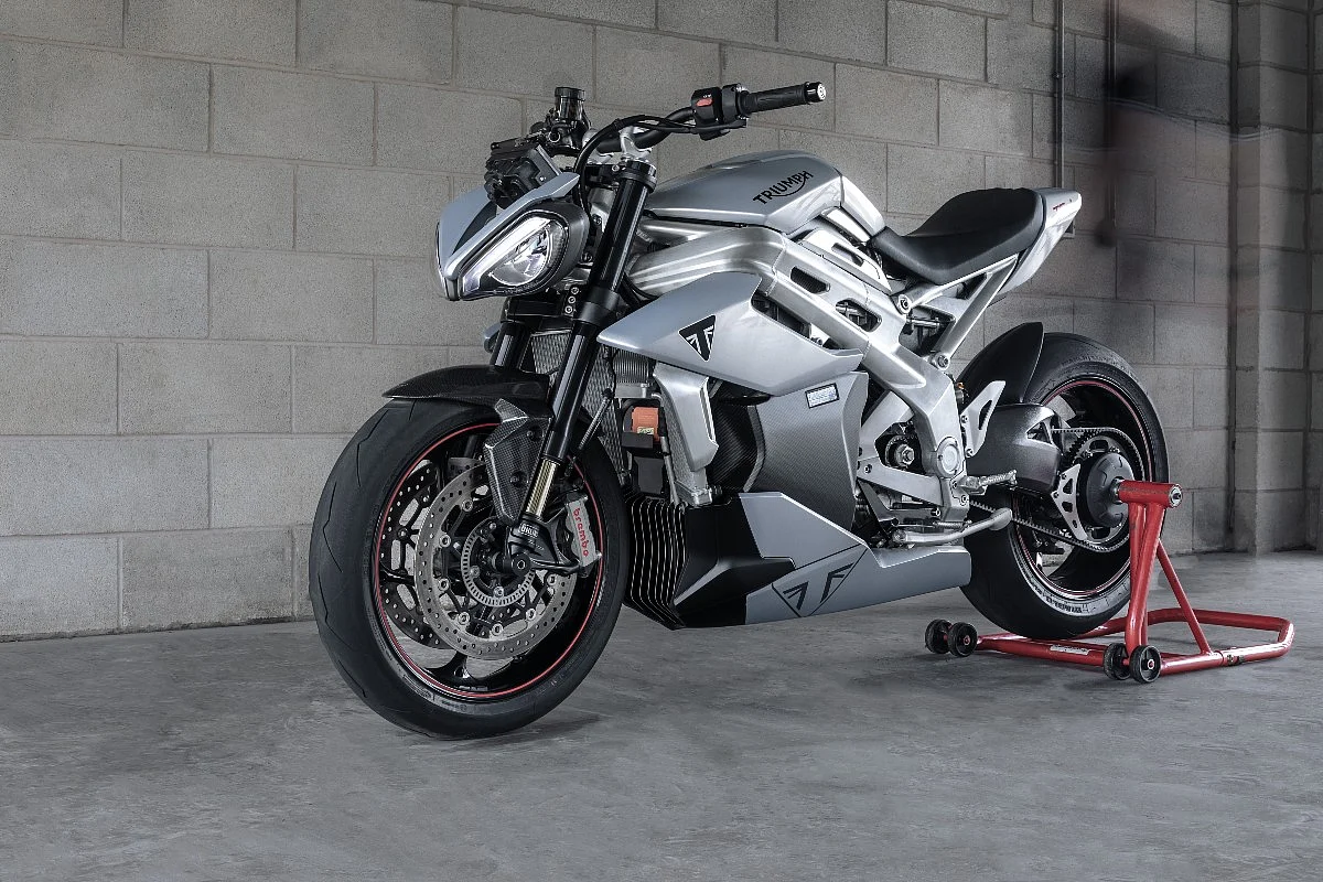 There's a heavy influence of the Speed Triple in the TE-1's design