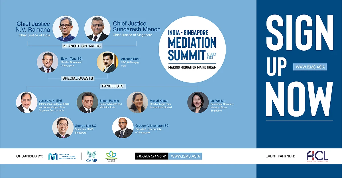 India – Singapore Mediation Summit 2021 (#ISMS2021)