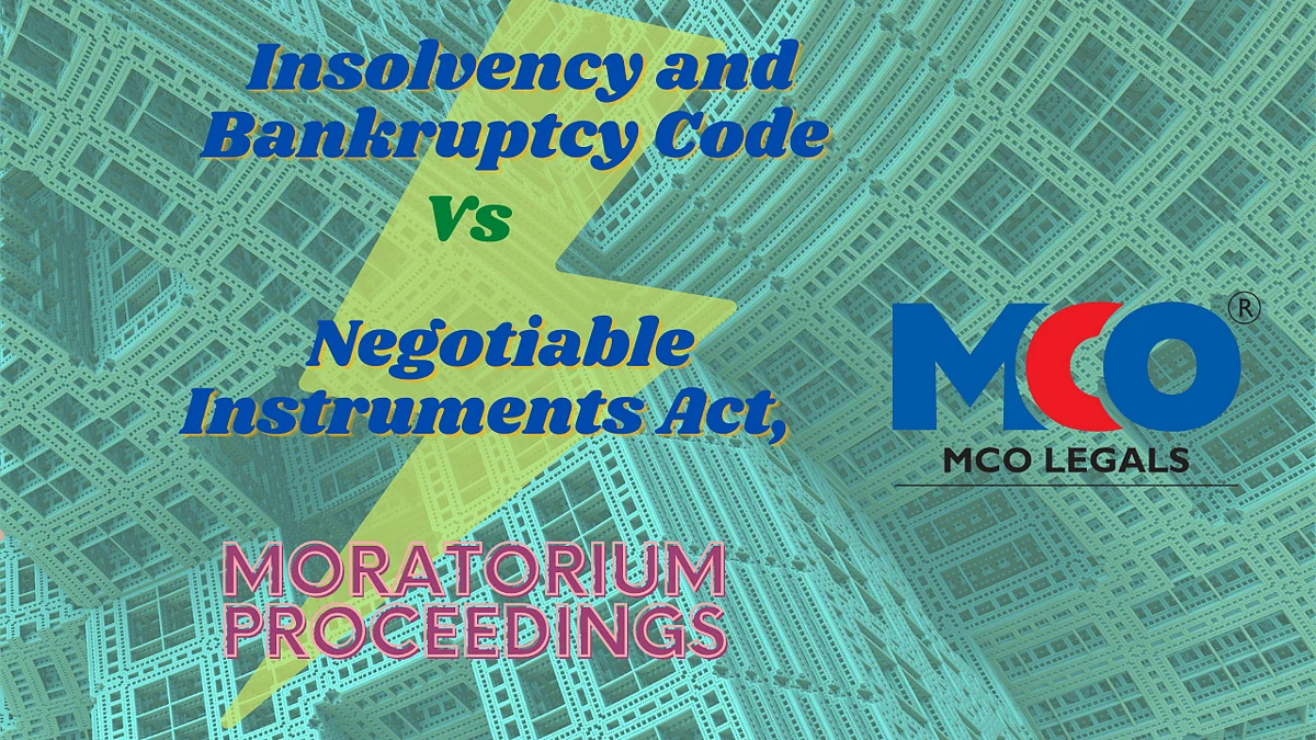 Moratorium Proceedings U/S 14 OF IBC Bars Criminal Proceedings U/S 138 OF NI ACT.