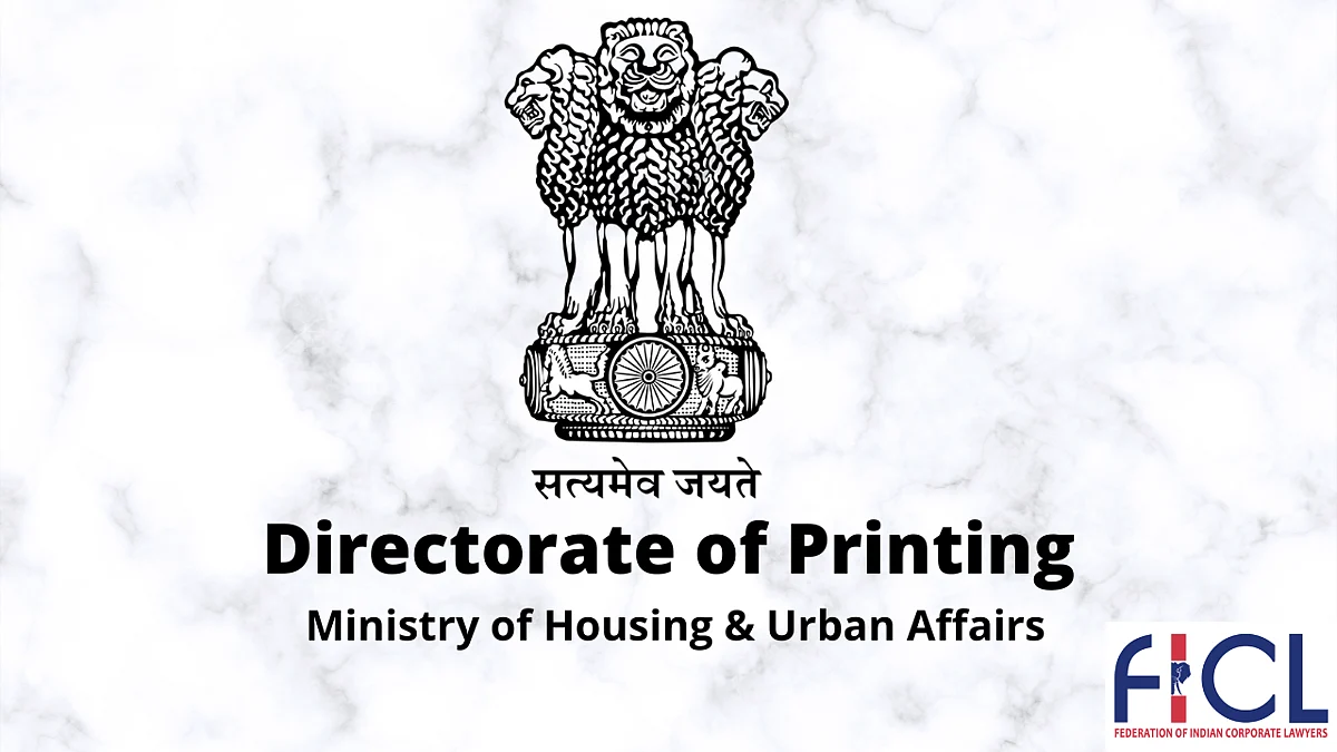 Job as Legal Consultant @ Directorate of Printing, Ministry of Housing & Urban Affairs