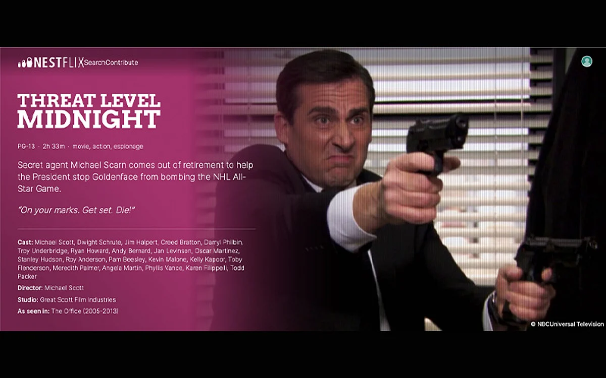 On Netflix Parody Nestflix, Find Iconic Fake Films And TV Shows