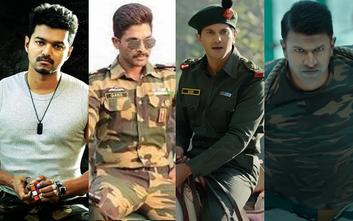 10 Actors Who Donned The Army Uniform Before Dulquer Salmaan in Sita Ramam