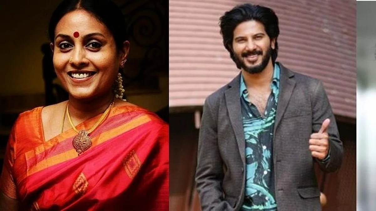 Saranya Ponvannan & Dulquer Salmaan