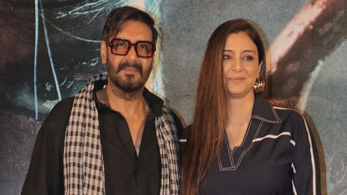 Ajay Devgn and Tabu at Bholaa Teaser Launch