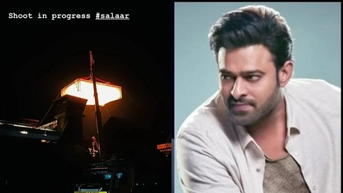 Salaar makers drop night shoot pic, indicate Prabhas movie on track