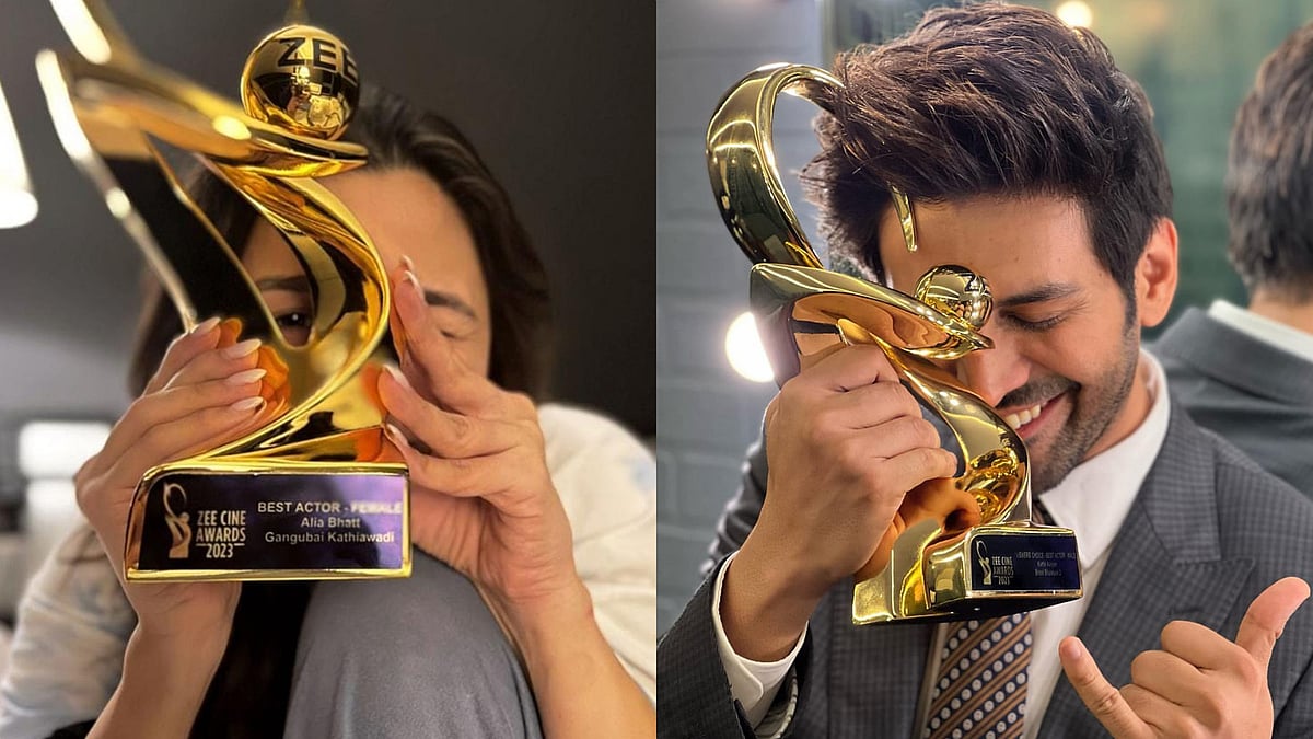 Zee Cine Awards 2023 Kartik Aaryan and Alia Bhatt won Best Actor Award