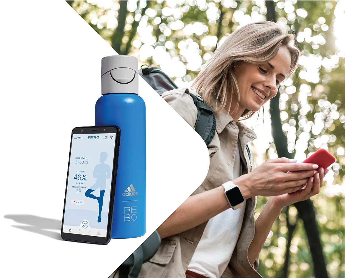 Aptar & REBO partner to launch smart reusable water bottle