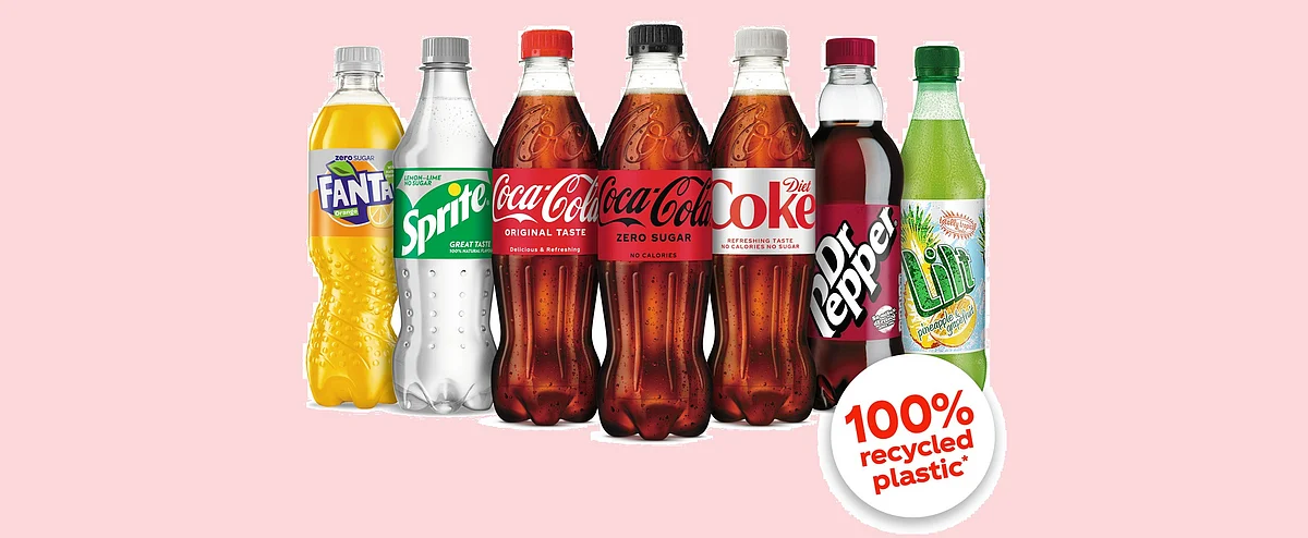 Coca-Cola GB to opt 100% recycled plastic in all on-the-go sized bottles