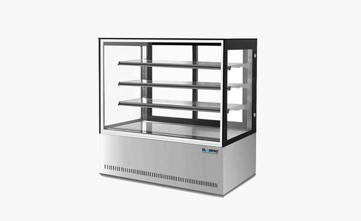 Elanpro launches new variant of pastry display showcase with four side heated glass