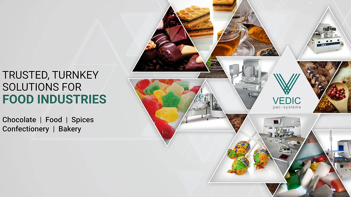 Vedic Pac Systems to showcase turnkey solutions for confectionery, chocolate, bakery, spices & food at ANUTEC India