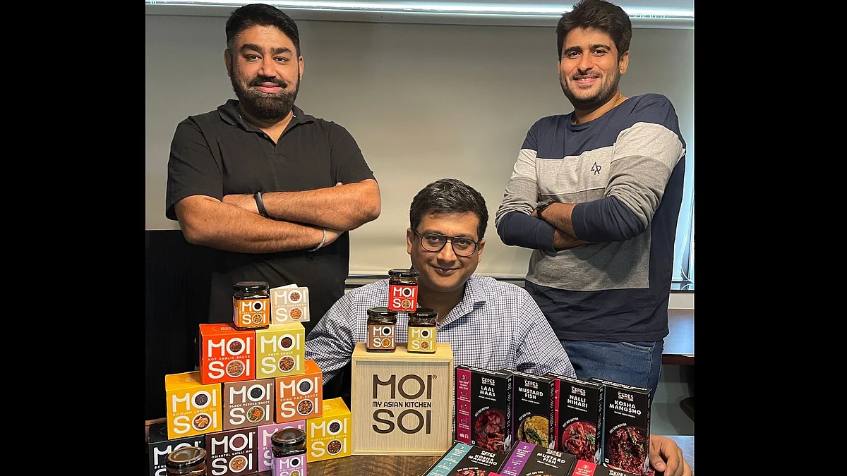 From left Jagmandeep Singh, co-founder & CBO; Deb Mukherjee, founder & CEO; and Amit Mange, co-founder & COO of Ceres Foods
