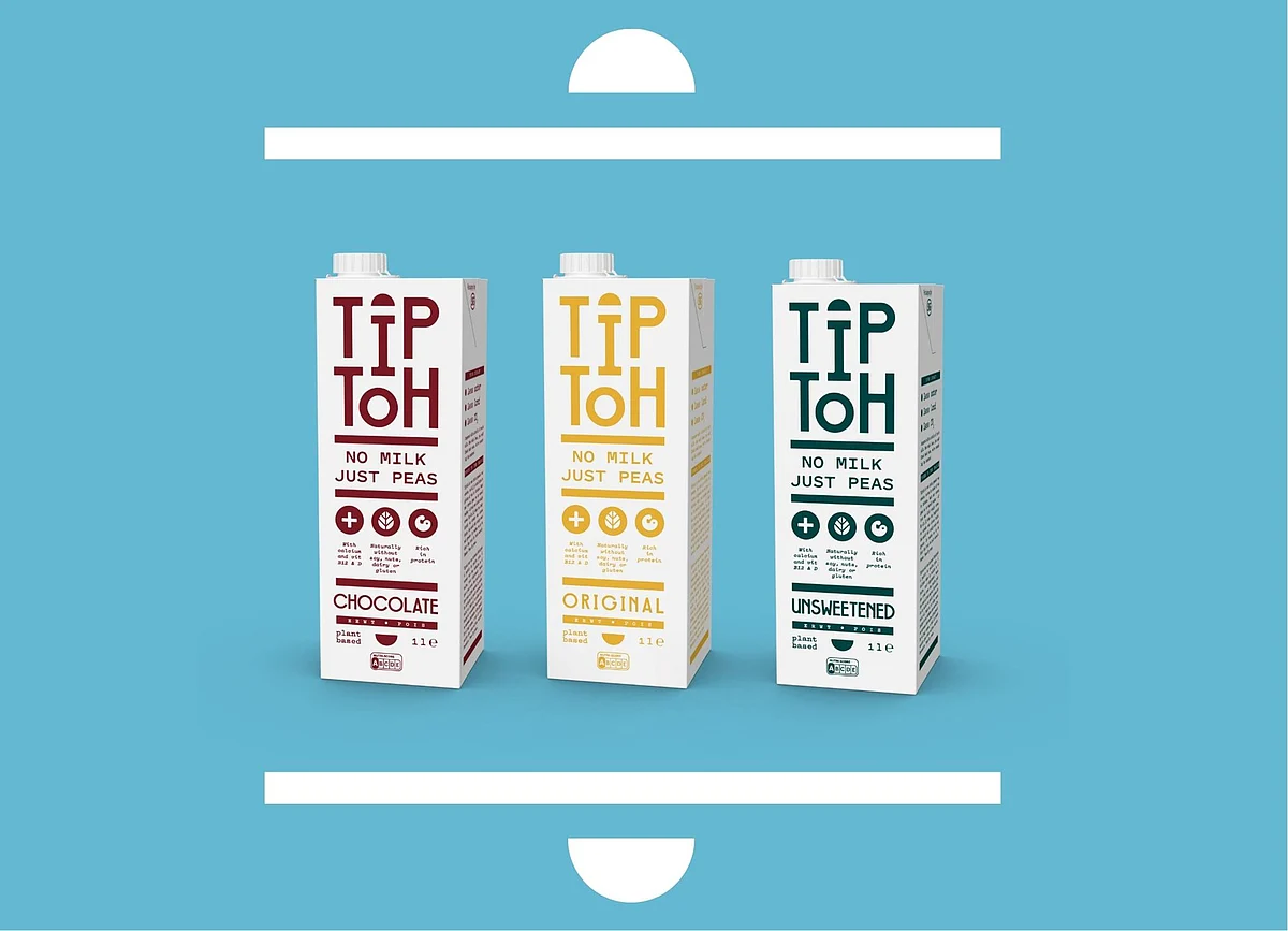 Start-Up TIPTOH partners with SIG & Olympia Dairy to launch pea protein beverages in Belgium
