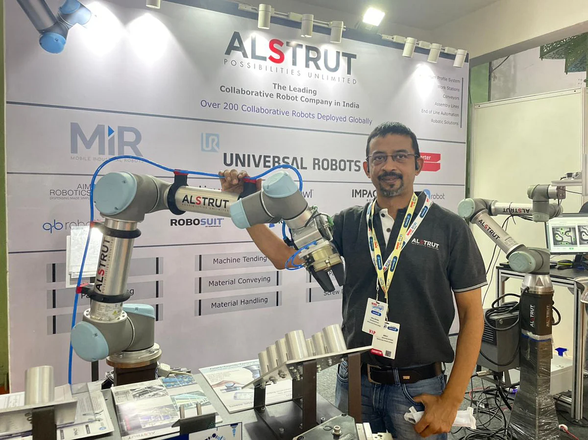 Alstrut India showcases collaborative robots for Industrial Automation at ACMEE 2021