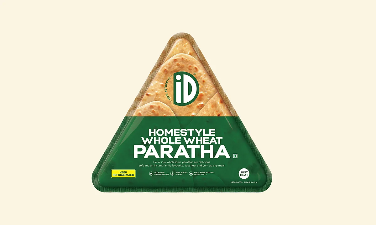 iD Fresh Food launches Homestyle Whole Wheat Triangular Parathas