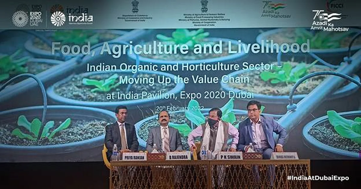 India showcases the export potential of organic & horticulture produce at EXPO2020 Dubai