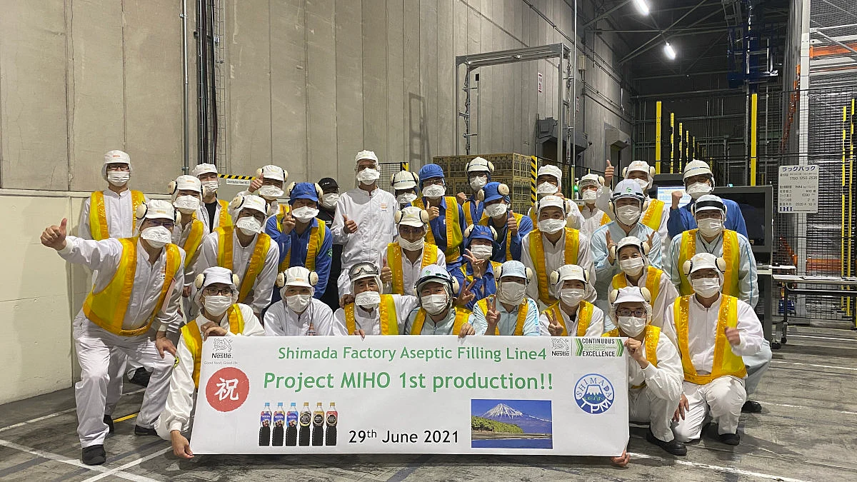 GEA set up production of Nestlé ready to drink coffee line in Japan remotely