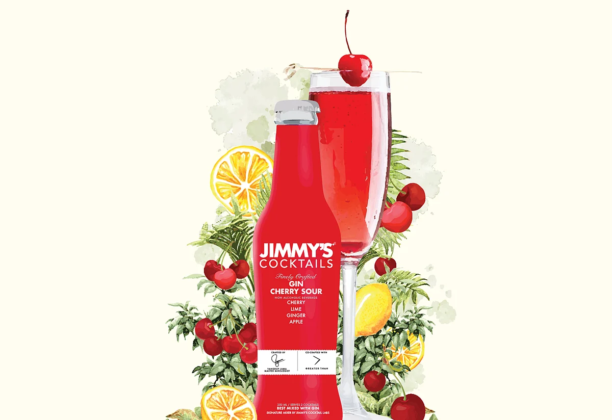Jimmy’s Cocktails & Greater Than Gin partner to launch Cocktail mixer – Gin Cherry Sour