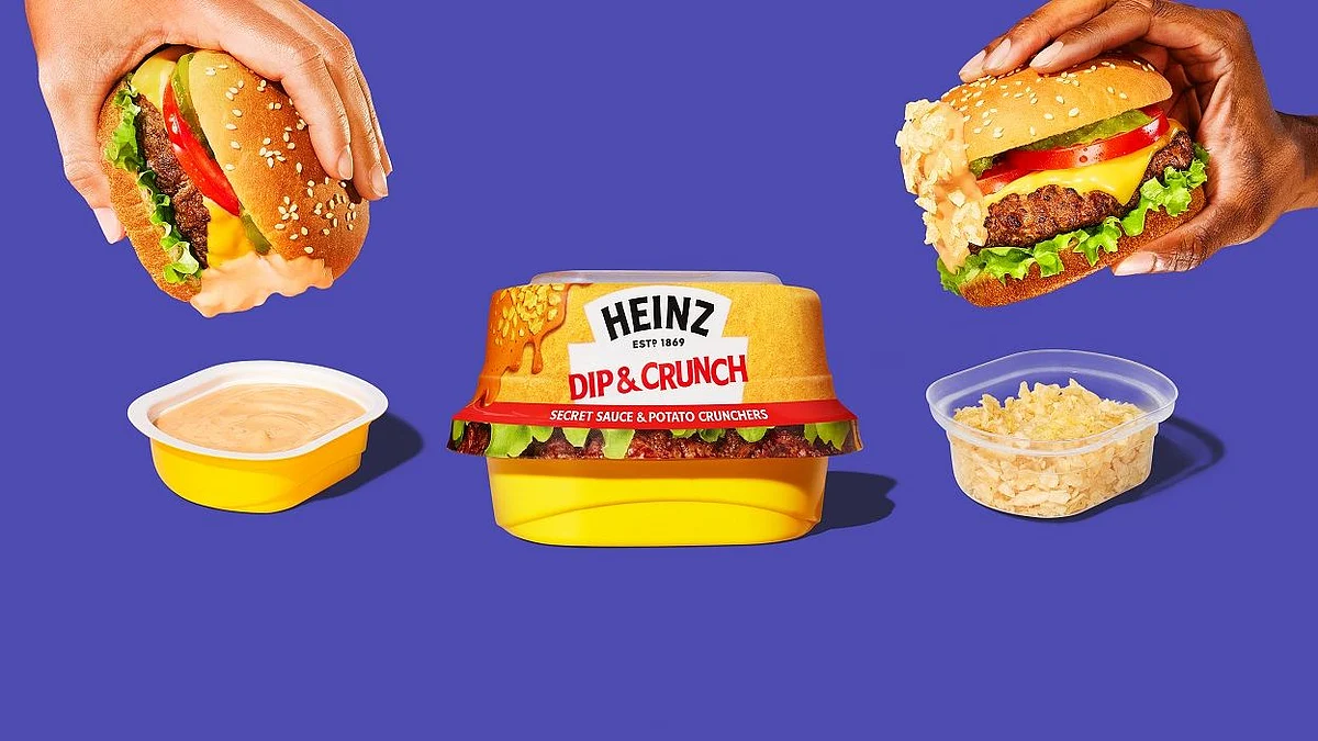 HEINZ transforms burger eating experience with Heinz Dip & Crunch