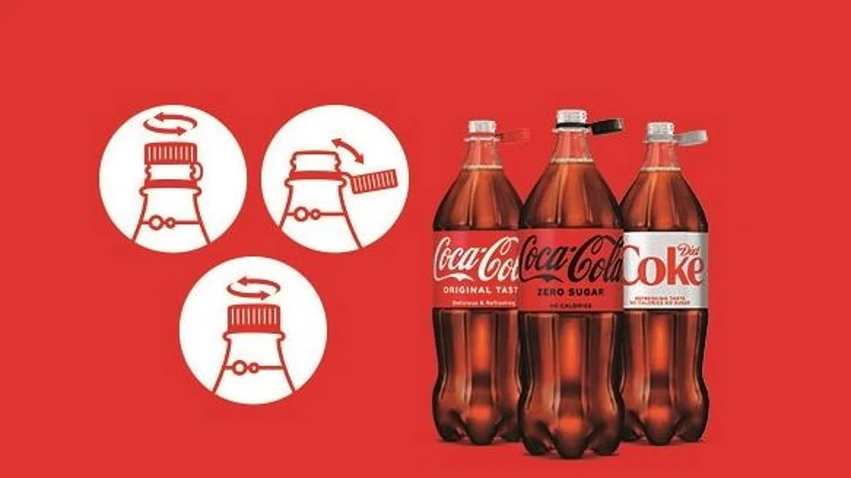Coca-Cola introduces attached caps across its entire portfolio to boost collection & recycling