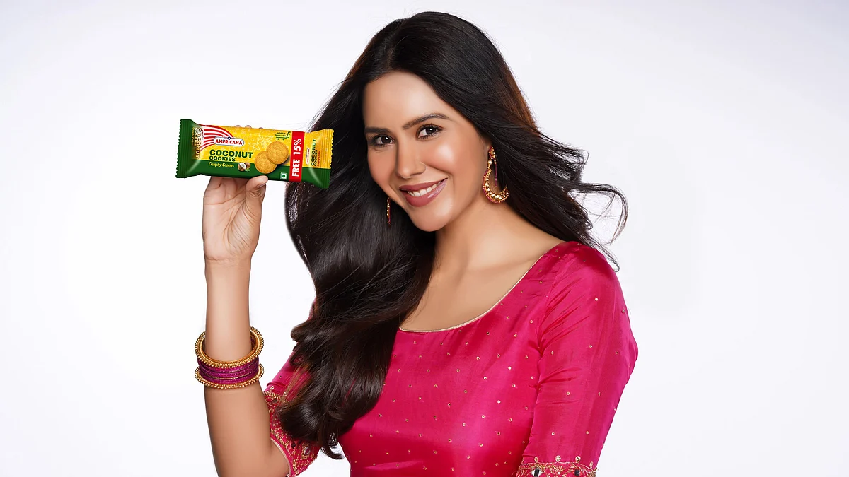 Sonam Bajwa, brand ambassador of Americana range of premium biscuits