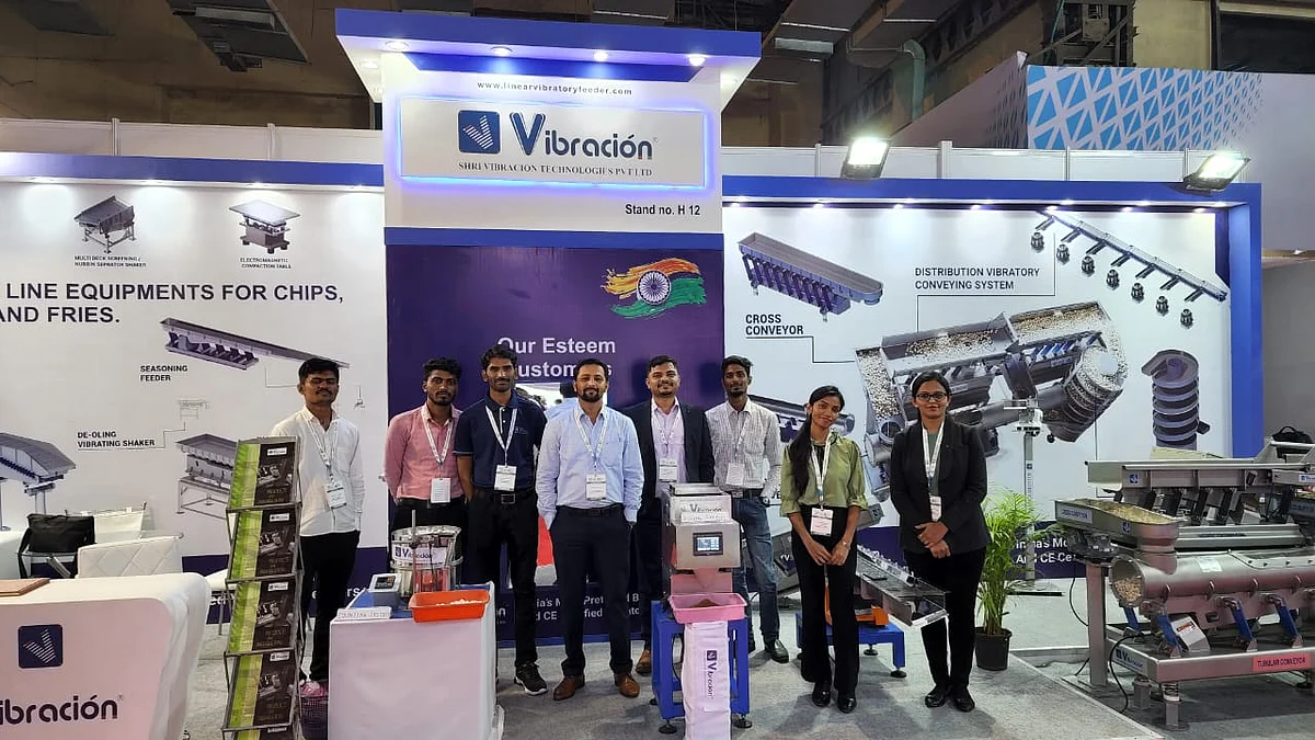 Vibracion displayed safe and hygienic conveying systems at Inter FoodTech Conclave 2022