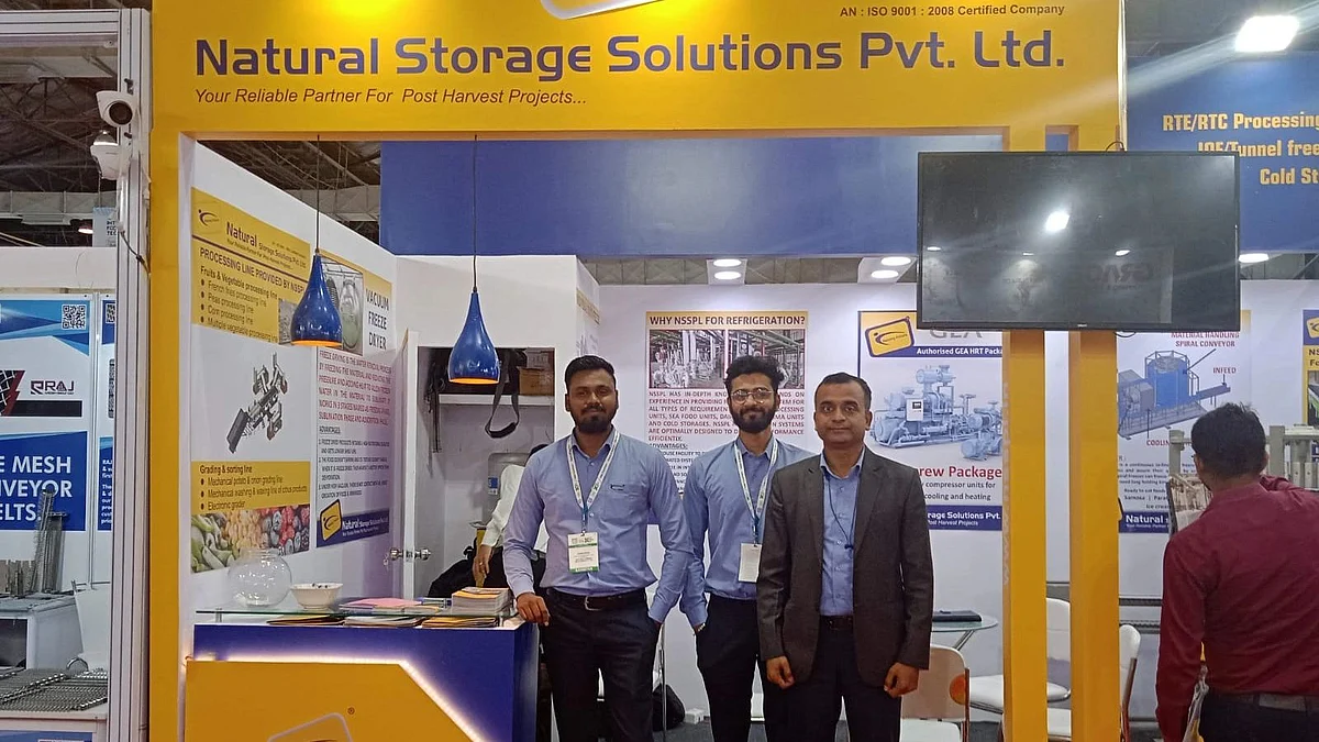 Natural Storage Solutions exhibits spiral and conveyor systems for food processing