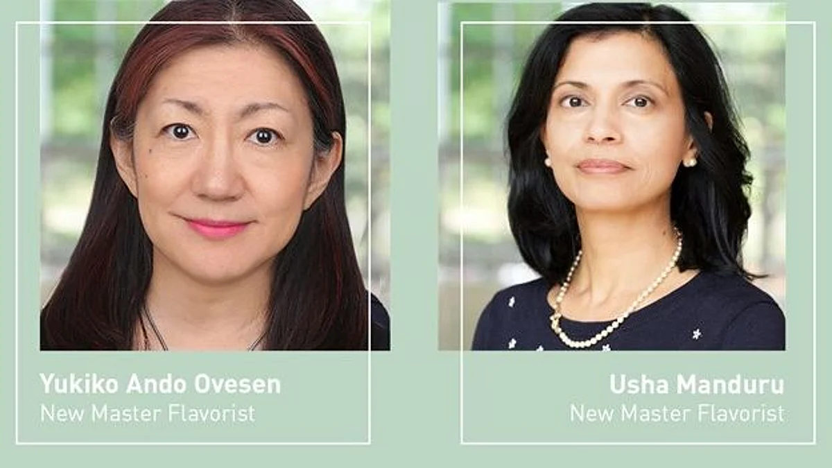Firmenich appoints two new Master Flavorists – Yukiko Ando Ovesen and Usha Manduru