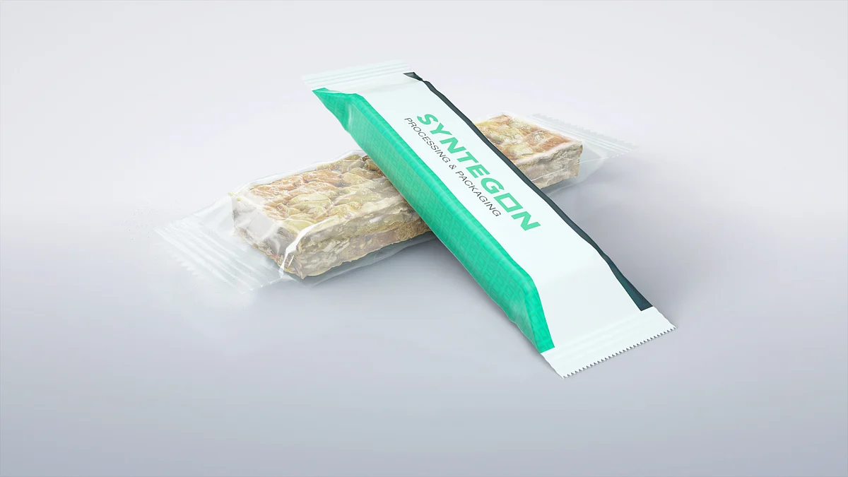 The “Paper-ON-form” kit for horizontal form, fill and seal machines can be retrofitted to bar lines that are already in operation