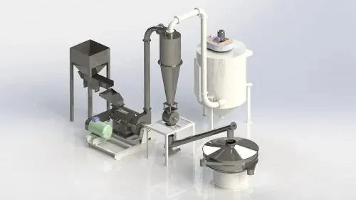 Besan processing plant