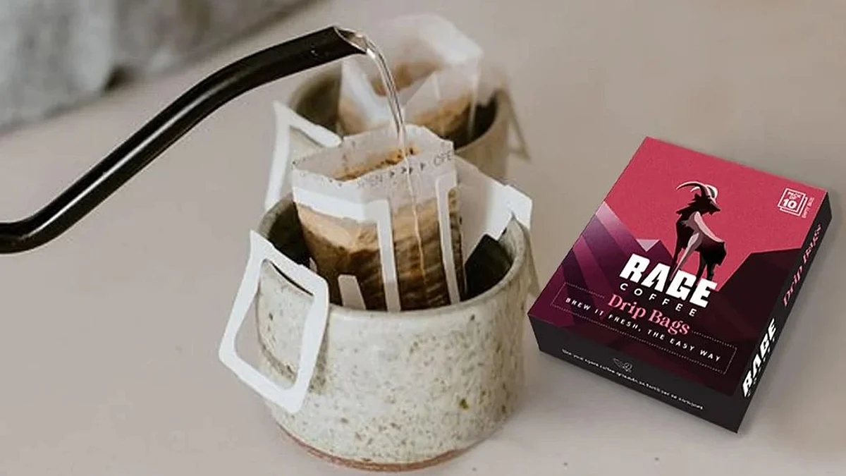 Rage Coffee introduces sustainable coffee drip bags for people on the go