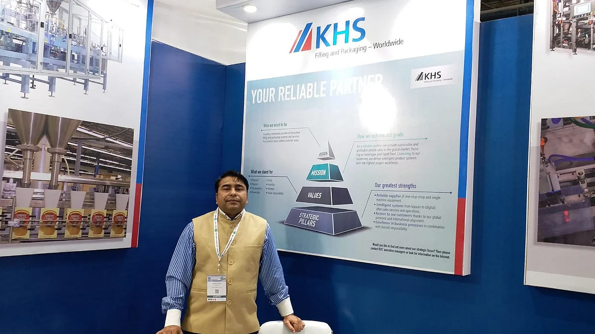 Deepak Saxena, manager, business development, KHS Machinery
