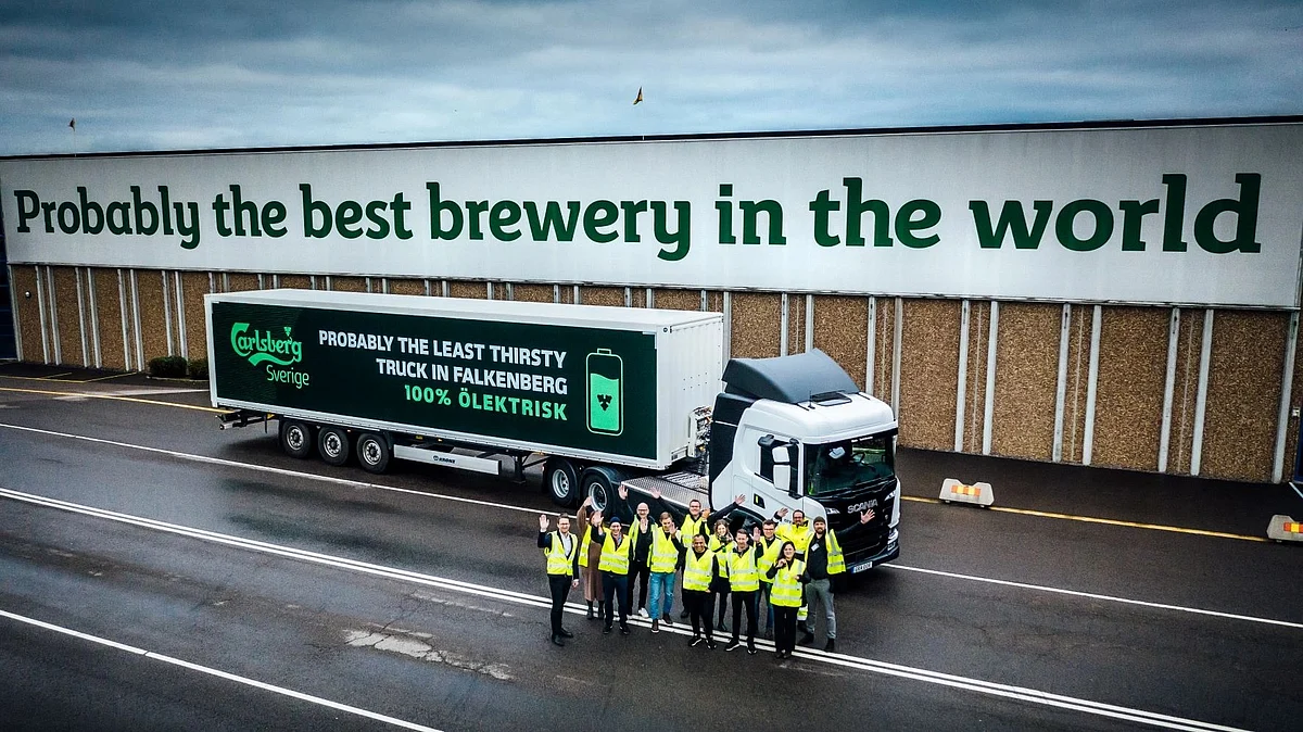 Carlsberg Sweden takes big step towards electric transportation
