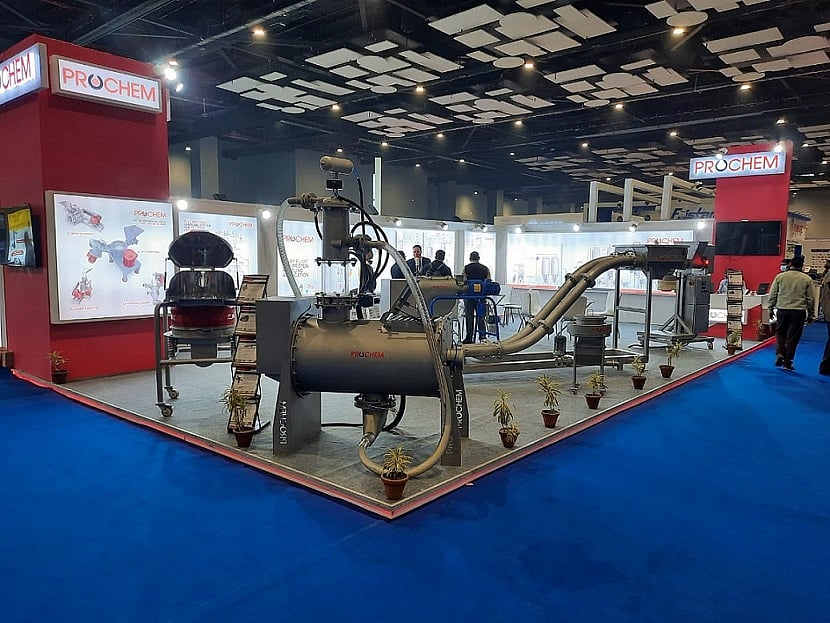 Prochem demonstrates its powder handling capabilities at ANUTEC India