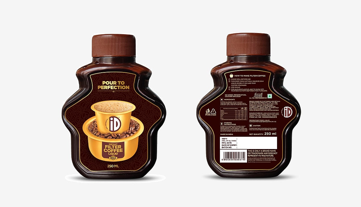 iD Fresh launches pourtoperfection coffee liquid bottle
