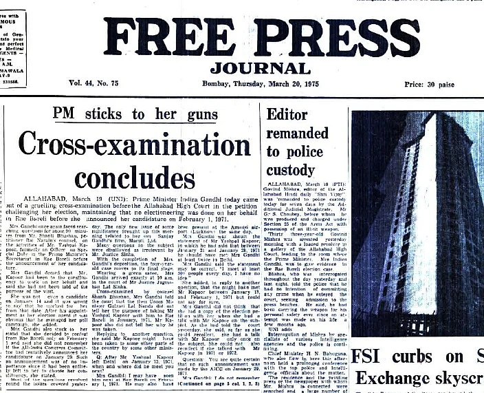 FPJ Archives: Are these 4 reasons why Indira Gandhi imposed Emergency?
