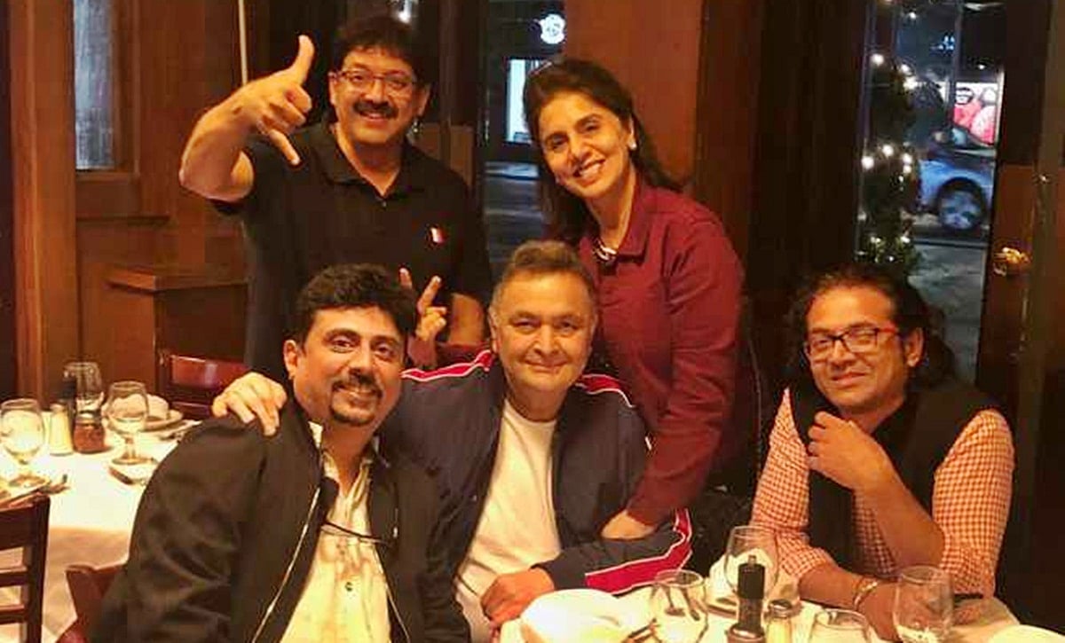 '102 Not Out' gang meets Rishi Kapoor and Neetu in New York 
