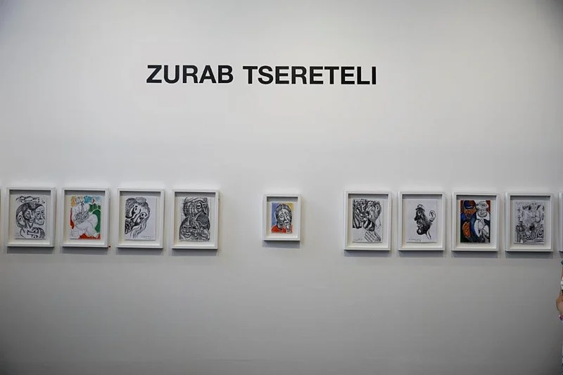 Works by legendary Georgian-Russian artist Zurab Tsereteli at Tbilisi Art Fair