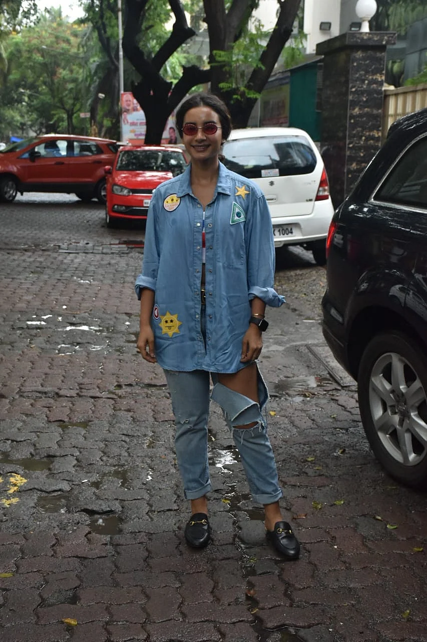 Patralekha spotted at dance class in Andheri