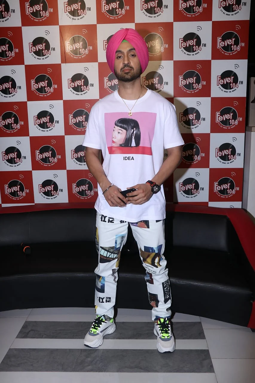 Diljith Dosanjh were at the song launch for their upcoming movie ‘Arjun Patiala’.