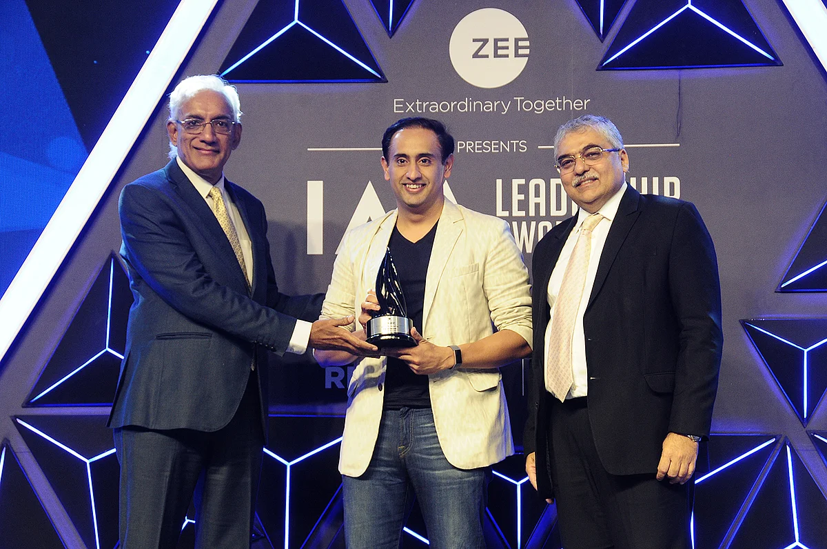The IAA TV Anchor of the Year presented to Rahul Kanwal,
India Today Group