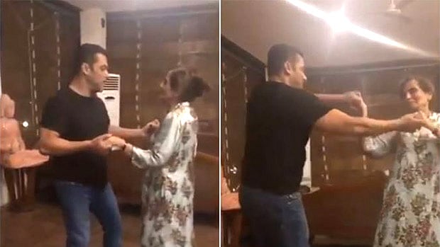 Salman Khan Dancing With His Mom Salma Khan Is All Things Love He is among the three brothers. salman khan dancing with his mom salma